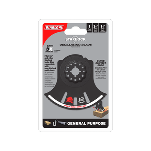 Diablo 92mm Starlock Bi-Metal Multi-Tool Blade For General Purpose 