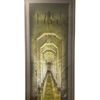 Haunted Hallway Print Curtain Halloween Decoration