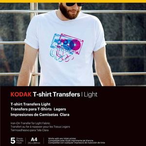 Kodak T-Shirt Transfers Light A4 5 Sheets