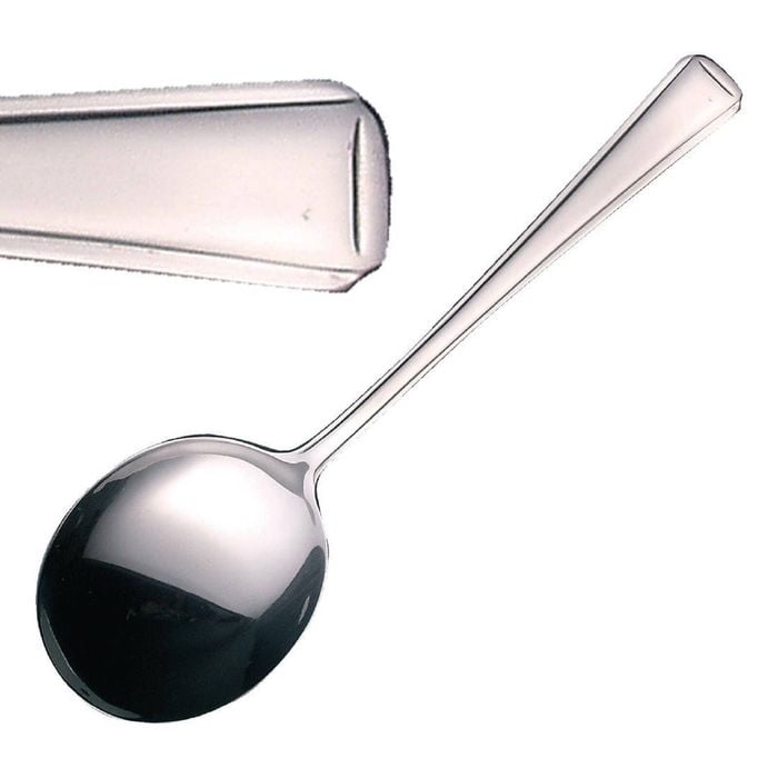 Olympia Soup Spoon Harley Stainless Steel Cutlery 12 Pack Commercial Kitchenware