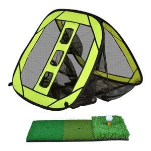 Advwin 2-in-1 Golf Chipping Practice Net for Indoor Outdoor Backyard