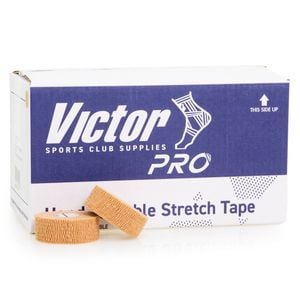 Hand Tearable Sports Tape For Fast Application And Quick Overwrap - Beige 25mm X 6.9m - Box Of 48