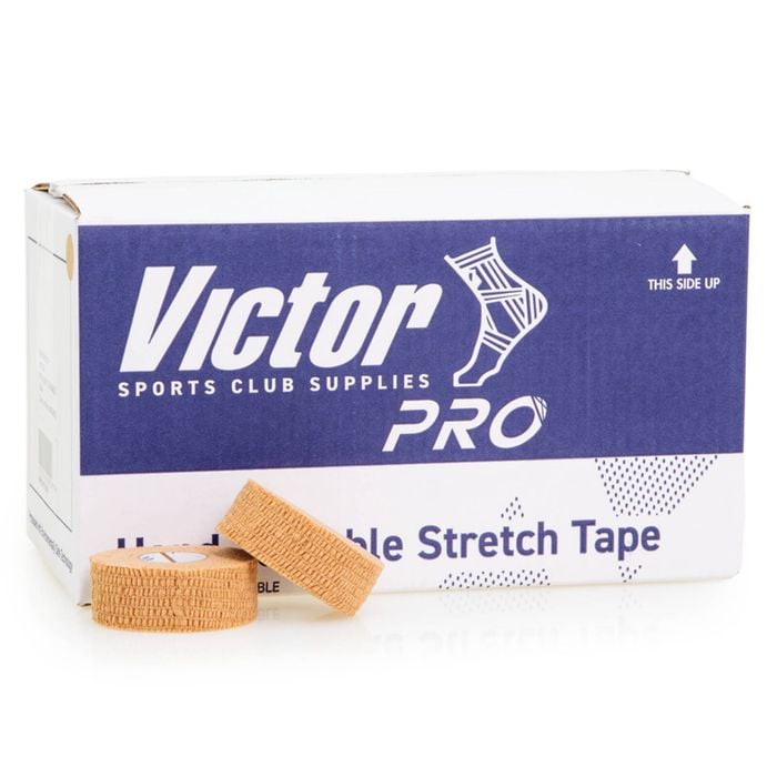 Hand Tearable Sports Tape For Fast Application And Quick Overwrap - Beige 25mm X 6.9m - Box Of 48