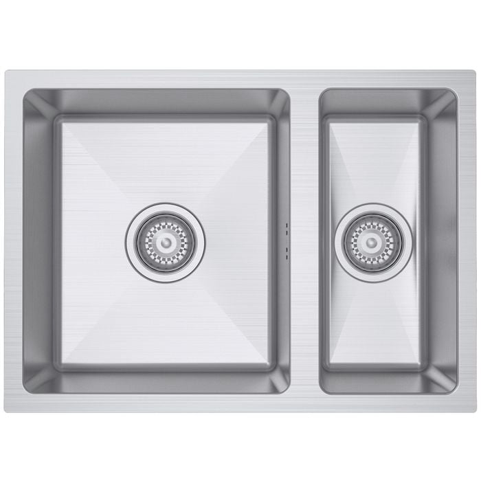 SINX CUBE 35.18 Double Sink Bowl