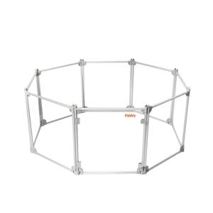 Pawz 8PCS Pet Playpen Indoor Transparent Pet Fence