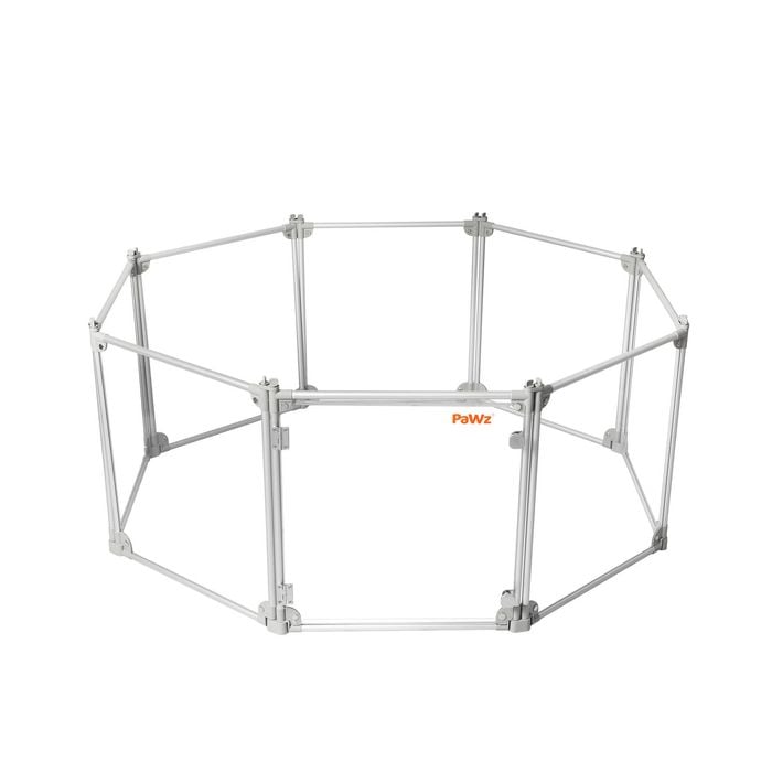 Pawz 8PCS Pet Playpen Indoor Transparent Pet Fence