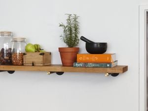 DIY Step Image - D.I.Y. industrial kitchen shelves . Blob storage upload.