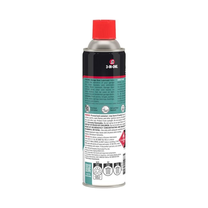 3-In-One 300g Garage Door Lubricant - Bunnings Australia