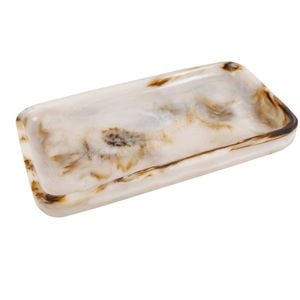 Maine & Crawford Atticus 28cm Resin Serving Tray - Amber