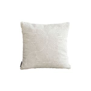 SOGA 50CM Gray Geometric Plush Throw Pillow