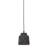 Black Terrazzo Style 16CM Concrete Pendant Light
