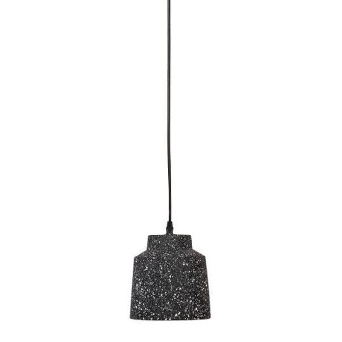 Black Terrazzo Style 16CM Concrete Pendant Light