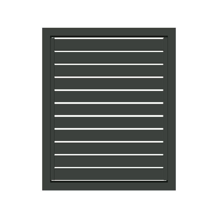 Sector Panel Fencing 1.2m x 900mm Ironsand Slatted Gate