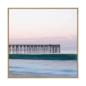 Artey | San Simeon - Framed Canvas - Natural Frame - 64 x 64cm