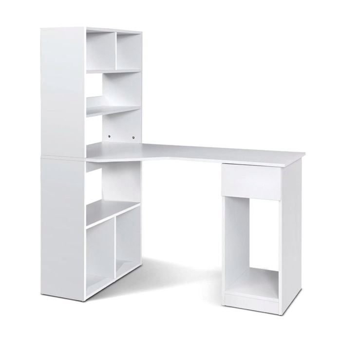 Artiss Office Computer Desk Student Study Table Home Workstation Corner Shelf Bunnings Australia