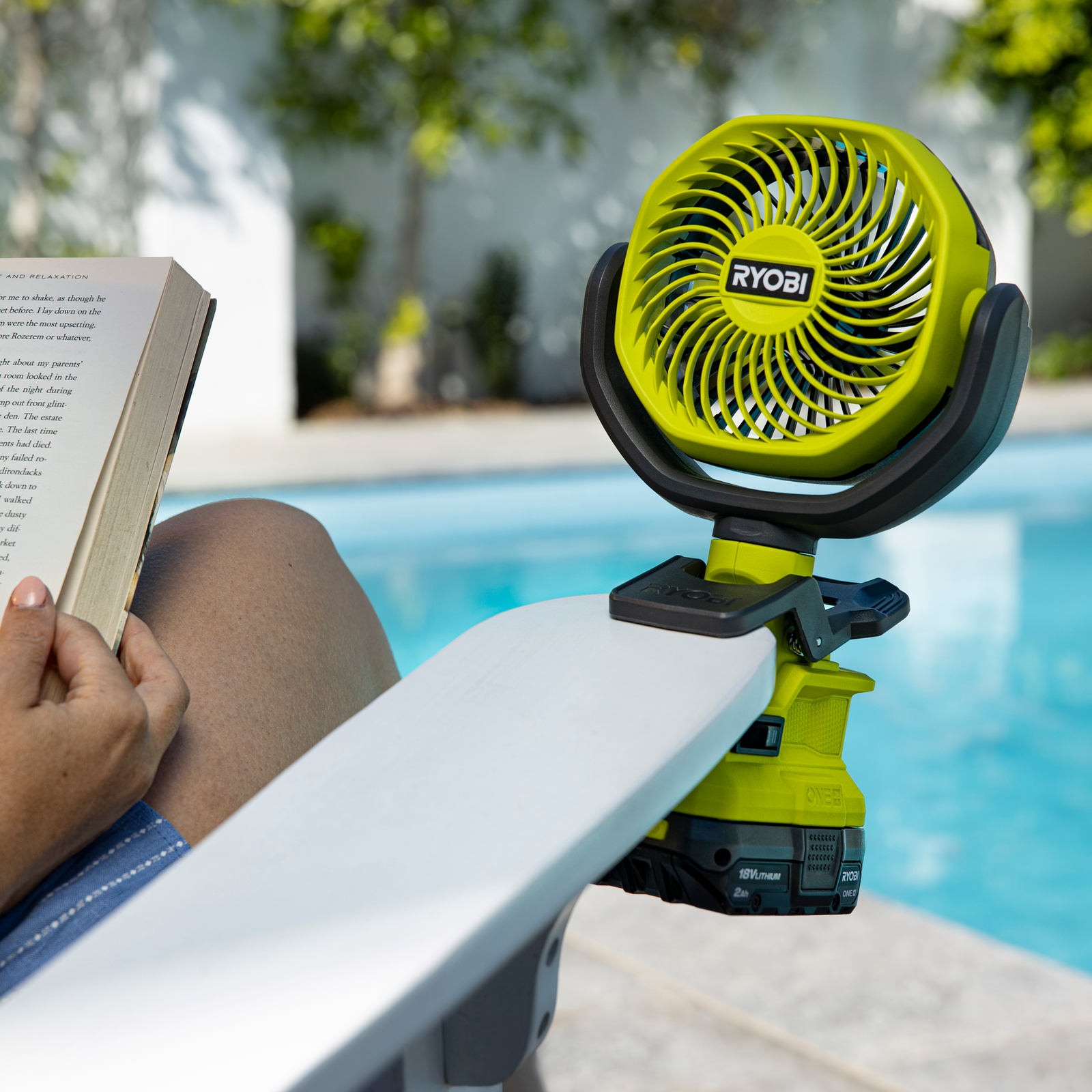 Ryobi one+ fan sales