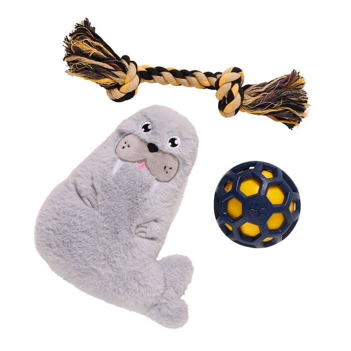 Happy Tails Assorted Pet Toys -  3 Pack