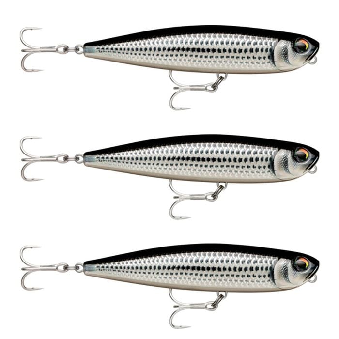 3x Rapala 11cm Precision Xtreme Pencil Saltwater Fishing Lures - Mullet