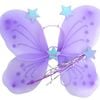 Girls Kids Angel Fairy Butterfly Wing Fancy Princess Costume Party Prop Purple