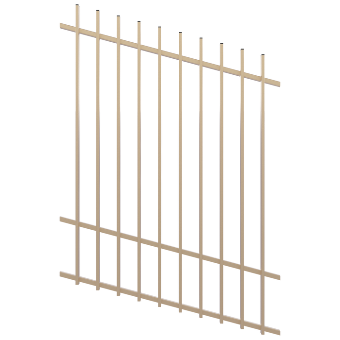 ProtectorAl 350 - 1200 x 1500mm Primrose Raked Up to 15º Radiator Pool Fence Panel