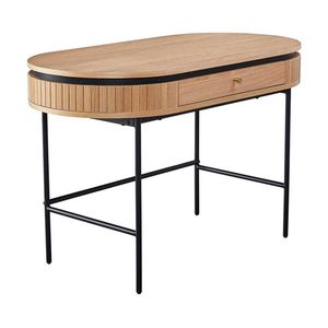 Modern Furniture KAIDAN 120cm Study Desk - Oak & Black