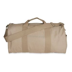 The Good Brand Recycled Cotton Duffle Bag W/ Straps Crockery
