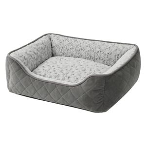 PaWz L Size Orthopedic Pet Calming Bed - Grey