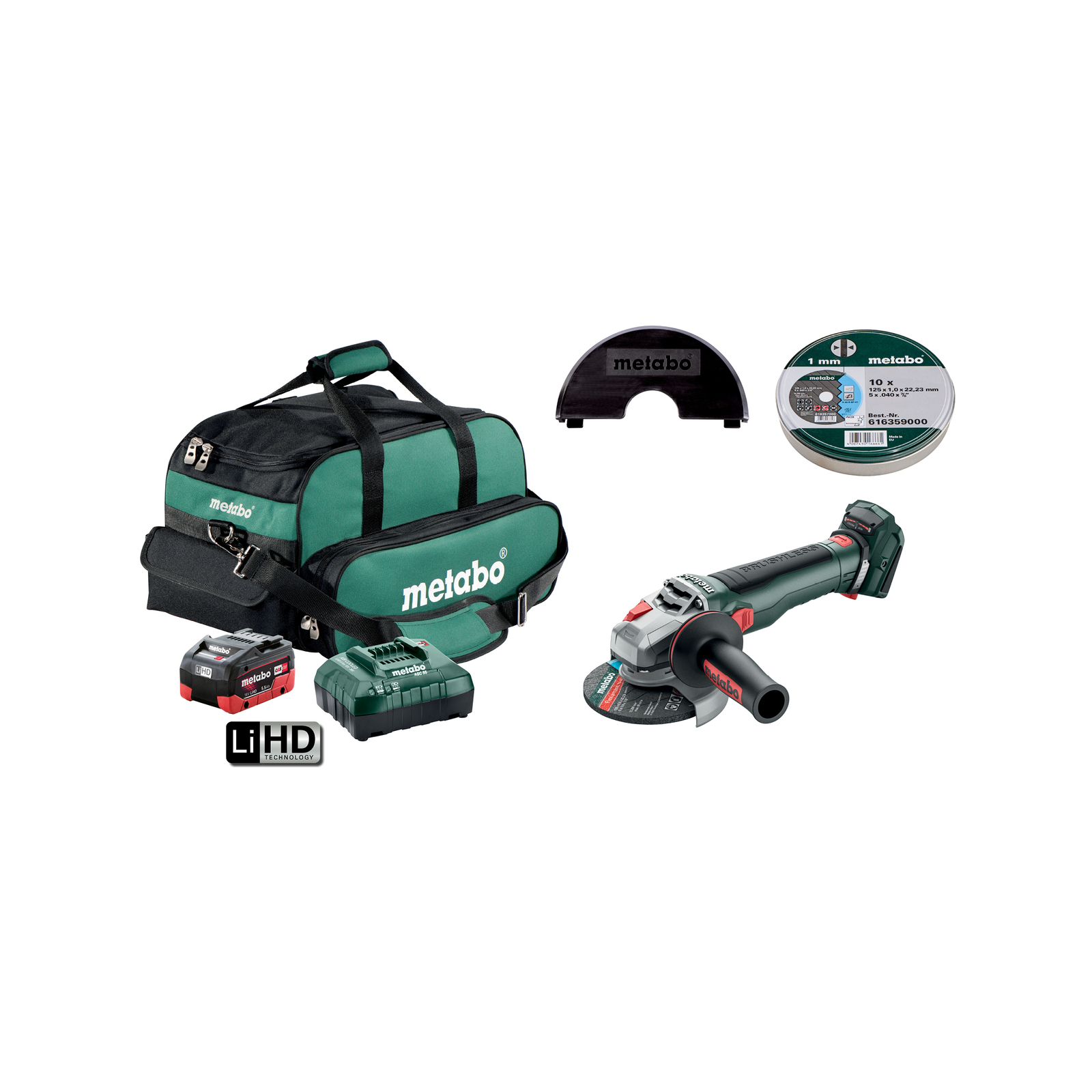 Metabo 18V 125mm Angle Grinder Combo AU61305460 product image
