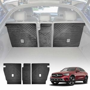3D All Weather Back Seat Protector for Mercedes-Benz GLC Coupe 2016-2023 Seats Kick Mats Cover