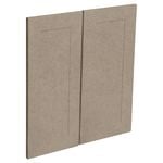 Kaboodle Raw Board Alpine Corner Base Cabinet Doors - 2 Pack