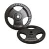 2 Pack of 10kg - Total 20kg Standard 26.5mm Triple Handle Hammertone Cast Iron Weight Plate Set