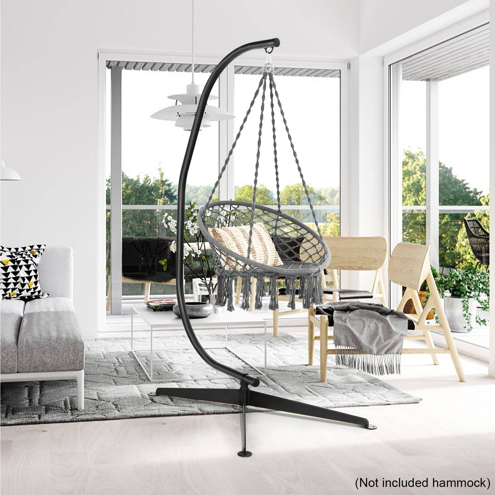 Costway Egg Swing Chair Stand No Chair Bunnings Australia