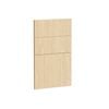 Kaboodle 450mm Honey Oak Modern 3 Drawer Panels