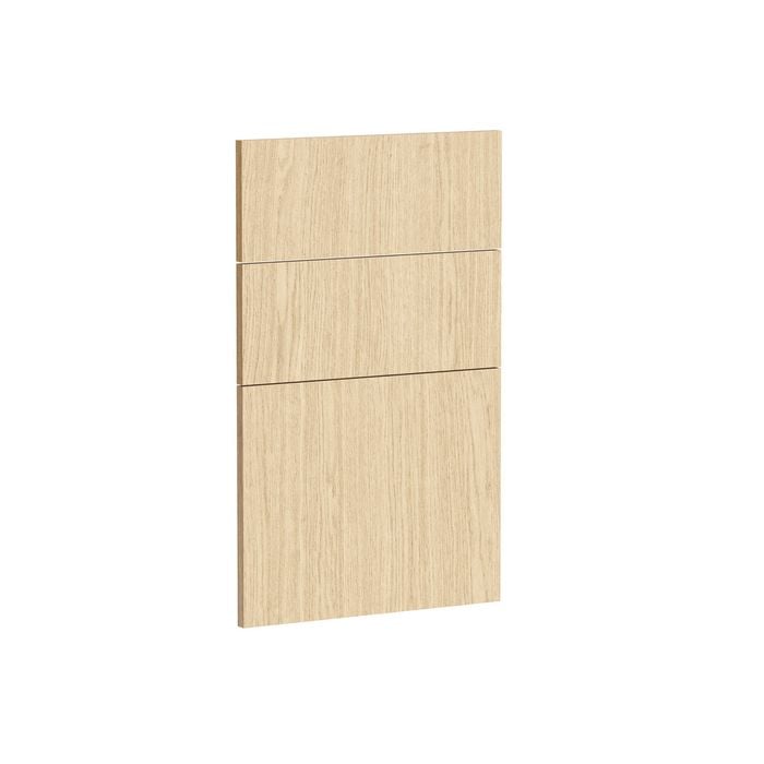Kaboodle 450mm Honey Oak Modern 3 Drawer Panels