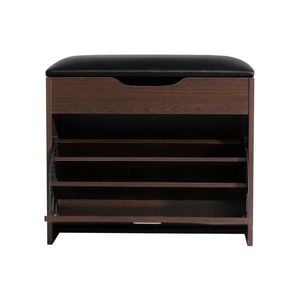 Homfurn Shoe Rack Storage Cabinet, Bench Style With Drawer, Shoe Storage Organizer