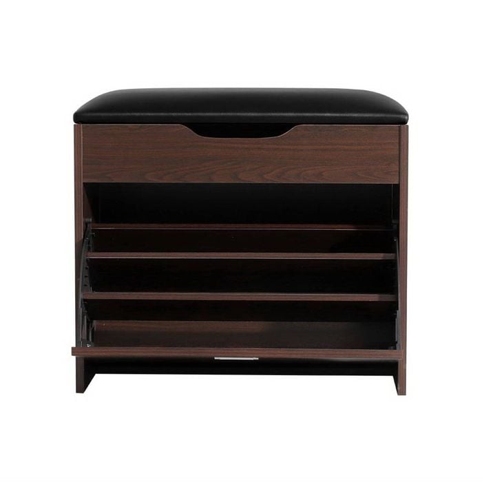 Homfurn Shoe Rack Storage Cabinet, Bench Style With Drawer, Shoe Storage Organizer