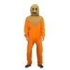 More Than Party Adult Pumpkin Scarecrow Halloween Costume Jumpsuit Hood S/M