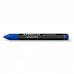 Staedtler Blue Lumocolor Permanent Omnigraph Crayon - Box of 12