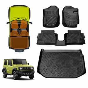 3D All Weather Car Floor Mat Carpet Boot Liner Complete Set for Suzuki Jimny Manual 2018-Onwards