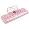 Costway 61Key Kid Electronic Keyboard Portable Digital Piano Pink