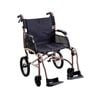 Unicare Health-510mm-Rose Gold-Aura-Lightweight Transit Wheelchair