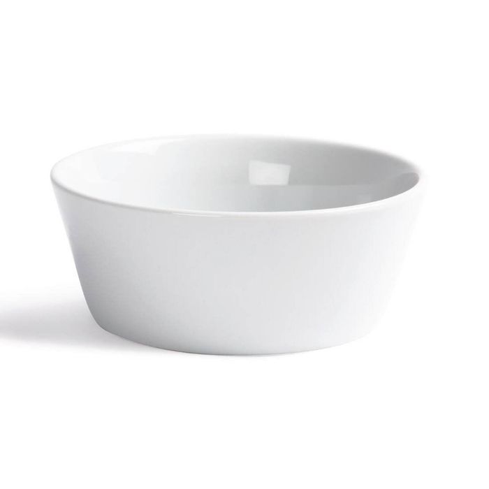 Olympia Bowls Whiteware Sloping Edge 12 Pack 150mm Porcelain Kitchen Tableware