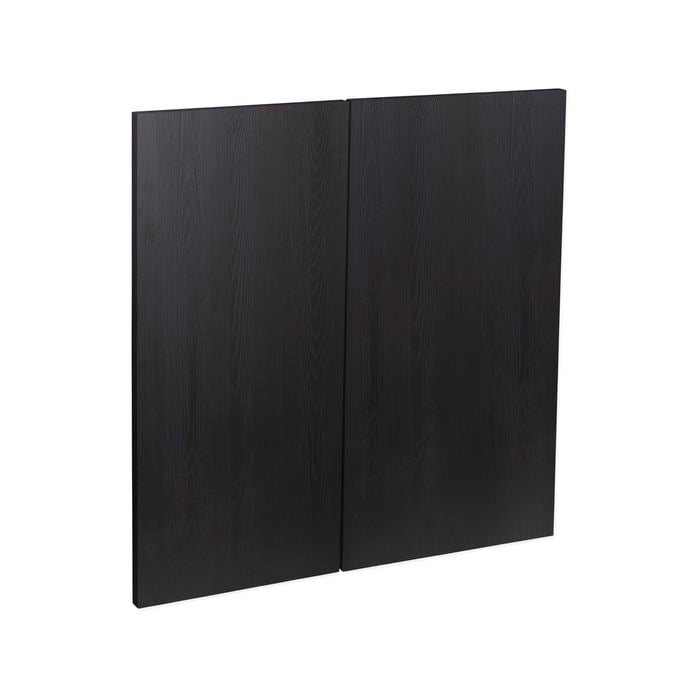 Kaboodle 600mm Modern Rangehood Cabinet Doors - 2 Pack Licorice Twist