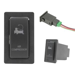 Switch Boss Vertical Push Switch fits pre-2002 Toyota 75/78/79/80/90/95 Series - Air Compressor