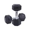 Premium Rubber Hex Dumbbell-10KG Pair