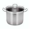 Fissman Stockpot Tahara Series Stainless Steel With Glass Lid 13.2L