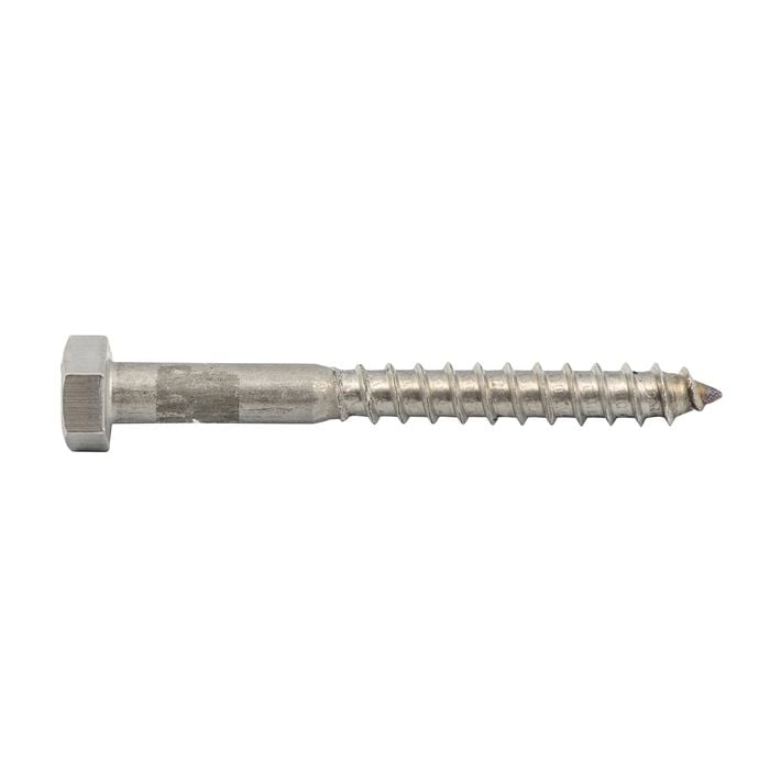 Zenith M8 x 75mm Stainless Steel Hex Head Coach Screw