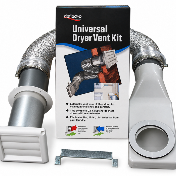 Universal Dryer Deflecto Vent Kit Wall Duct DK4W