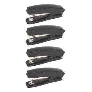 4pk Marbig No.10 16 Sheets Full Strip Stapler Paper Binder Office/school Black