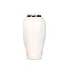 SOGA 35x17cm Ceramic Vase – White